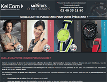 Tablet Screenshot of montre-publicitaire-pro.com